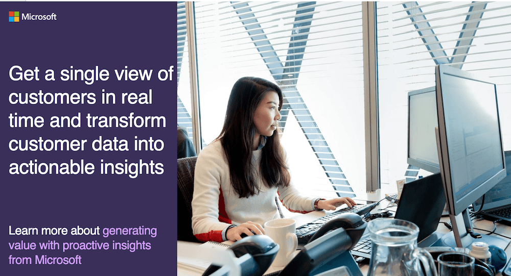 Get a single view of customers in real time